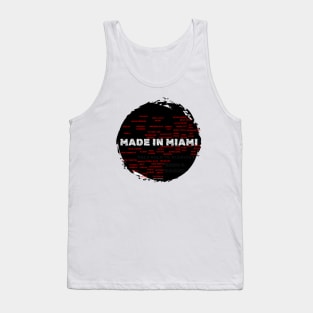 Made In Miami Hoods Born & Raised By Abby Anime (c) Tank Top